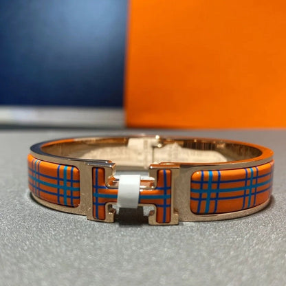 [Windsor Jewelry]H TARTAN BRACELET 12MM