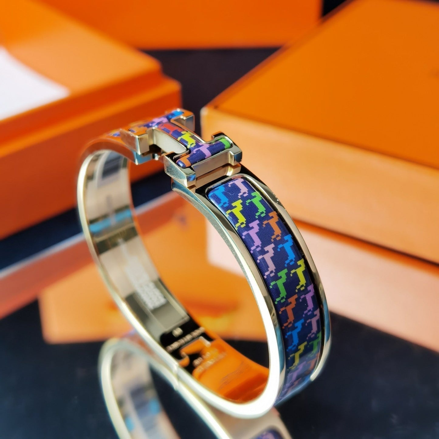 [Windsor Jewelry]H HORSE BRACELET 12MM