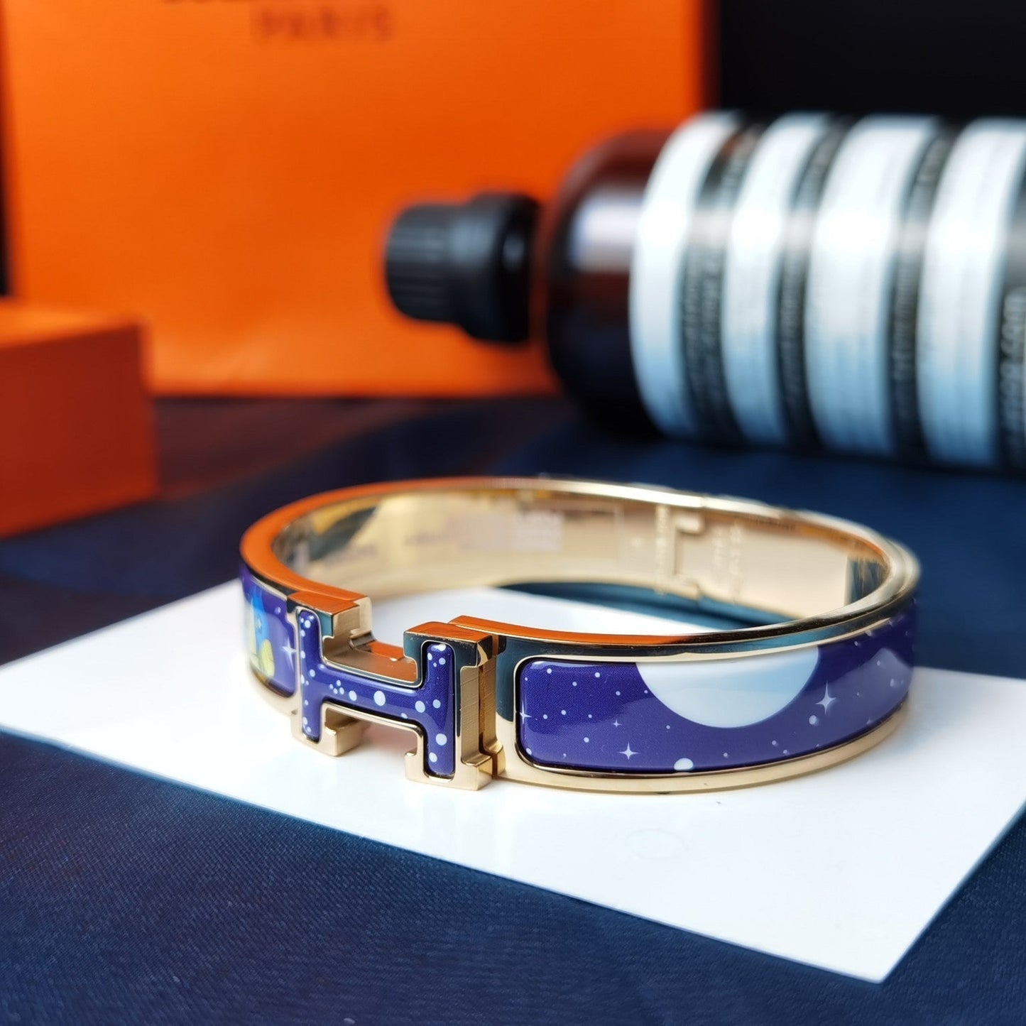 [Windsor Jewelry]H STAR AND MOON BRACELET 12MM