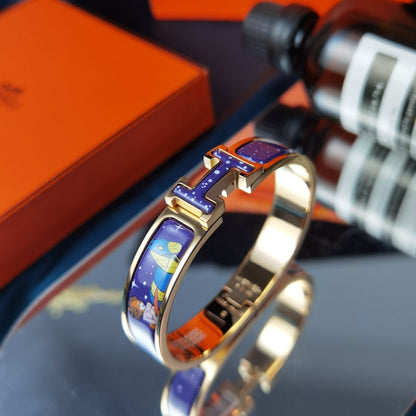 [Windsor Jewelry]H STAR AND MOON BRACELET 12MM