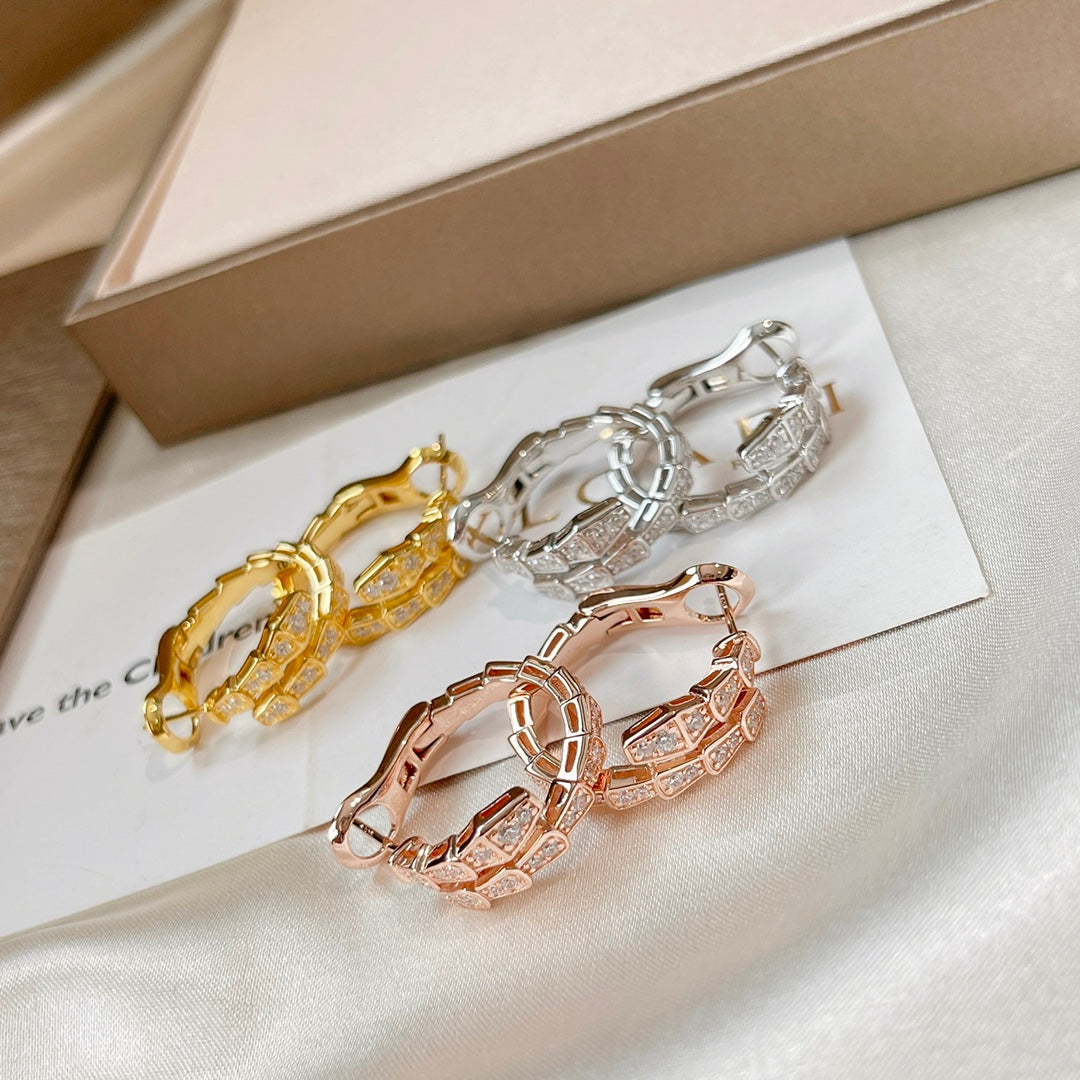 [Windsor Jewelry]SERPENTI EARRINGS DIAMOND