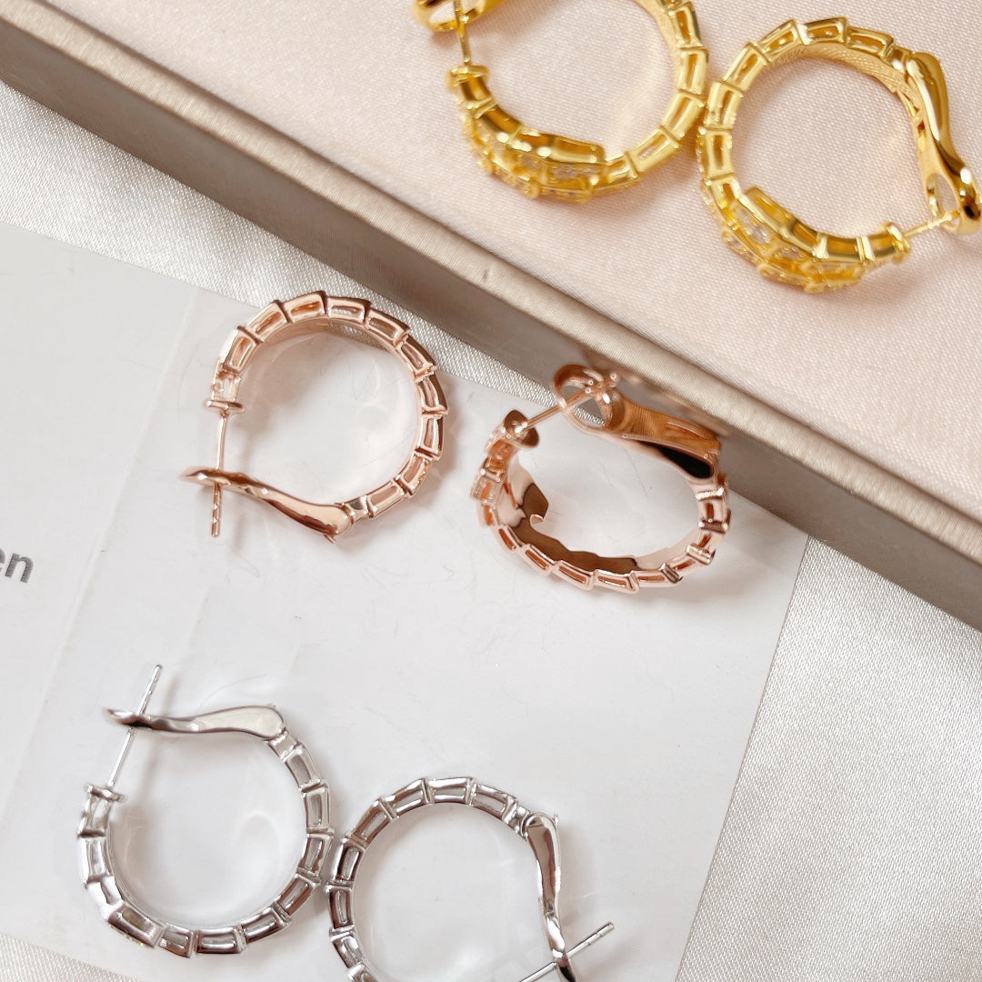 [Windsor Jewelry]SERPENTI EARRINGS DIAMOND