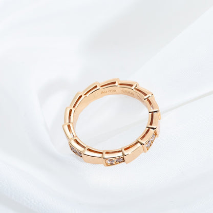 [Windsor Jewelry]SERPENTI RING PINK GOLD  3MM