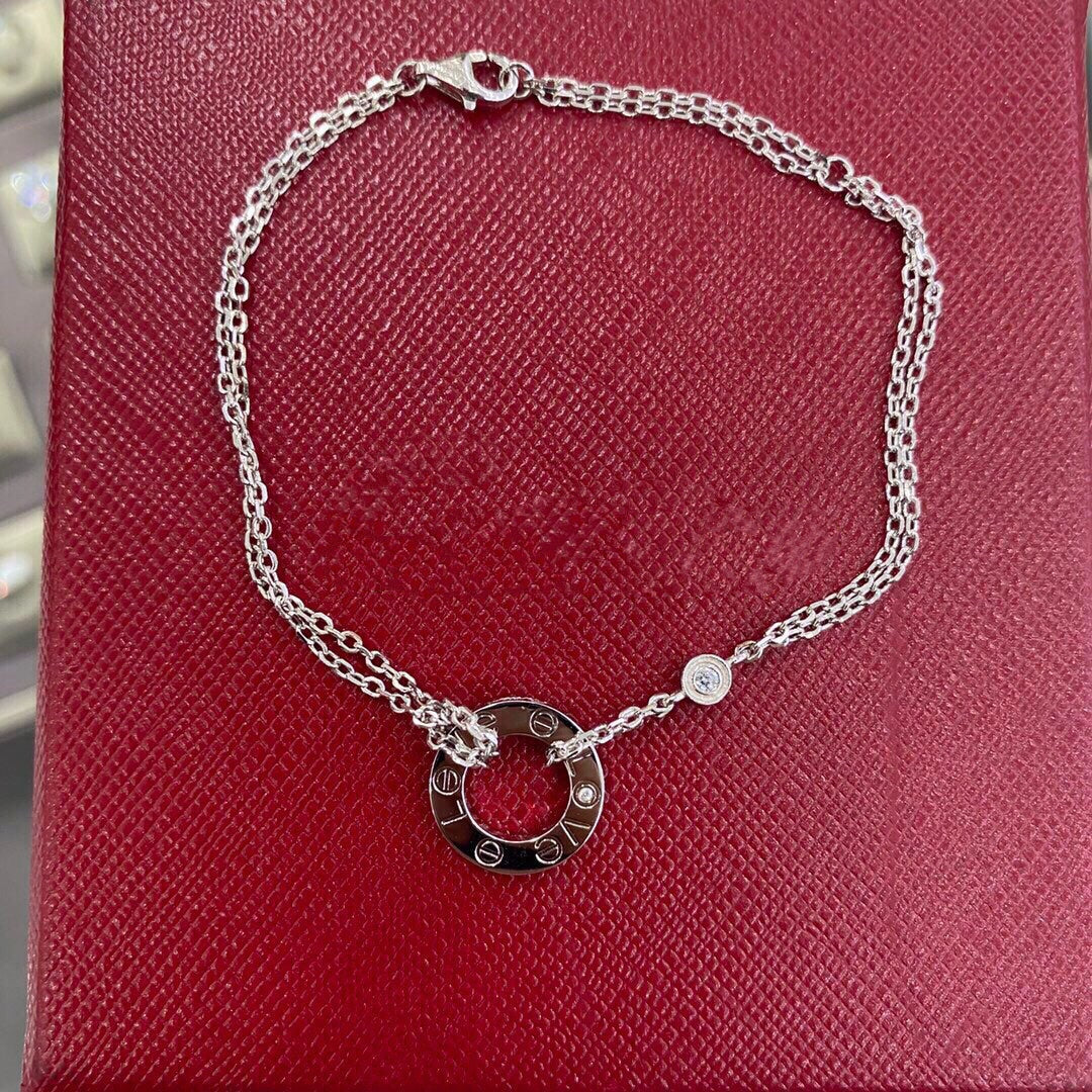 [Windsor Jewelry]LOVE BRACELET 2 DIAMOND
