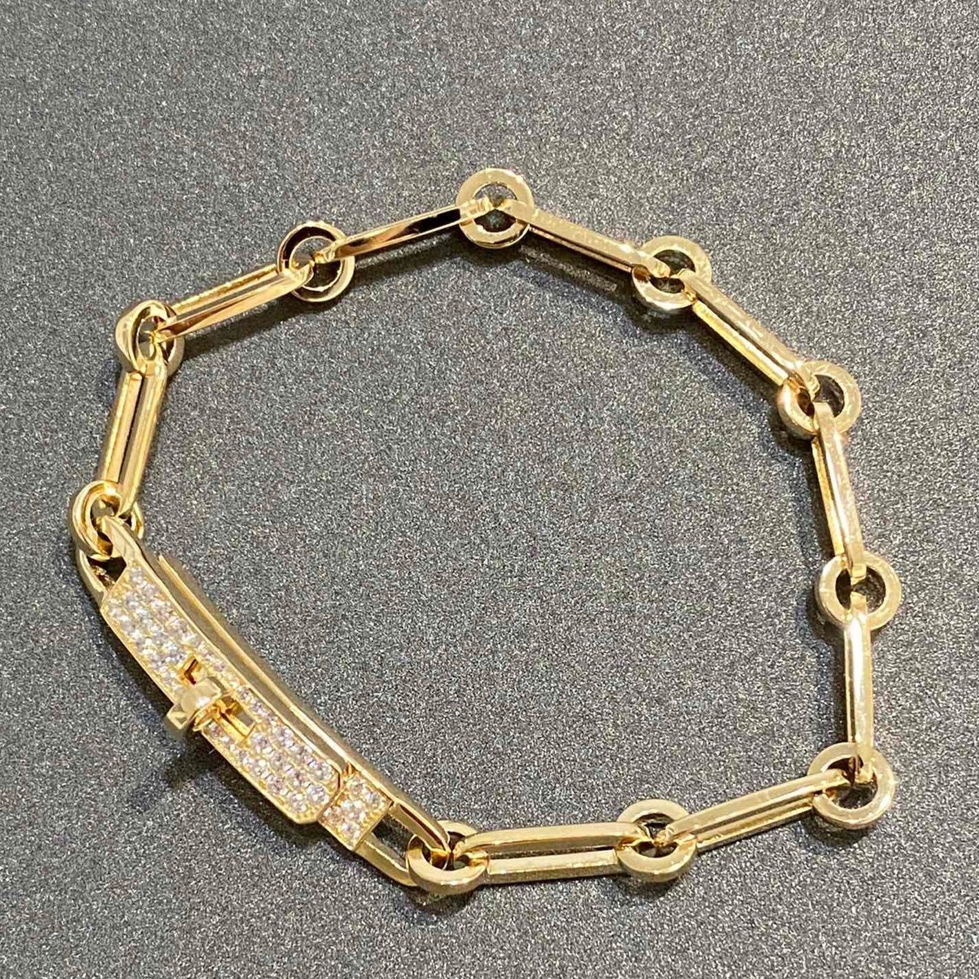 [Windsor Jewelry]CHAINE BRACELET SMALL MODEL DIAMOND