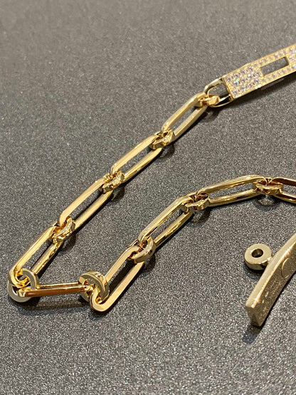 [Windsor Jewelry]CHAINE BRACELET SMALL MODEL DIAMOND