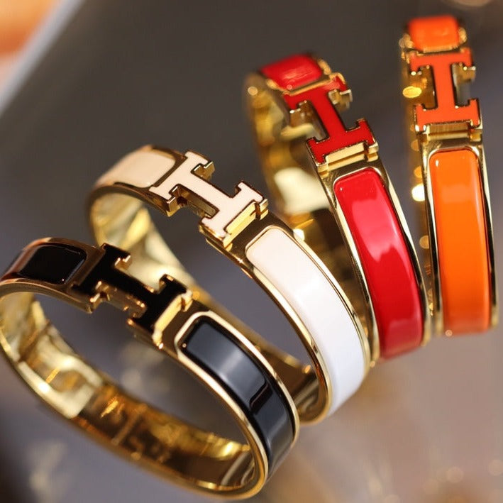 [Windsor Jewelry]H BRACELET 12MM GOLD