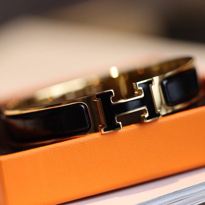 [Windsor Jewelry]H BRACELET 12MM GOLD
