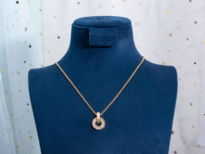 [Windsor Jewelry]GARI NECKLACE PINK GOLD DIAMOND