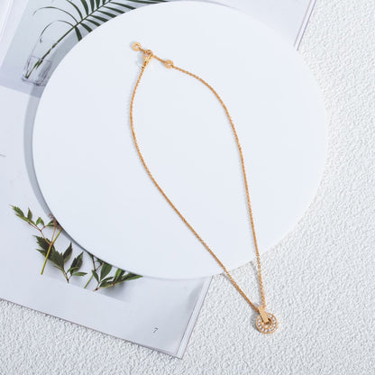 [Windsor Jewelry]GARI NECKLACE PINK GOLD DIAMOND