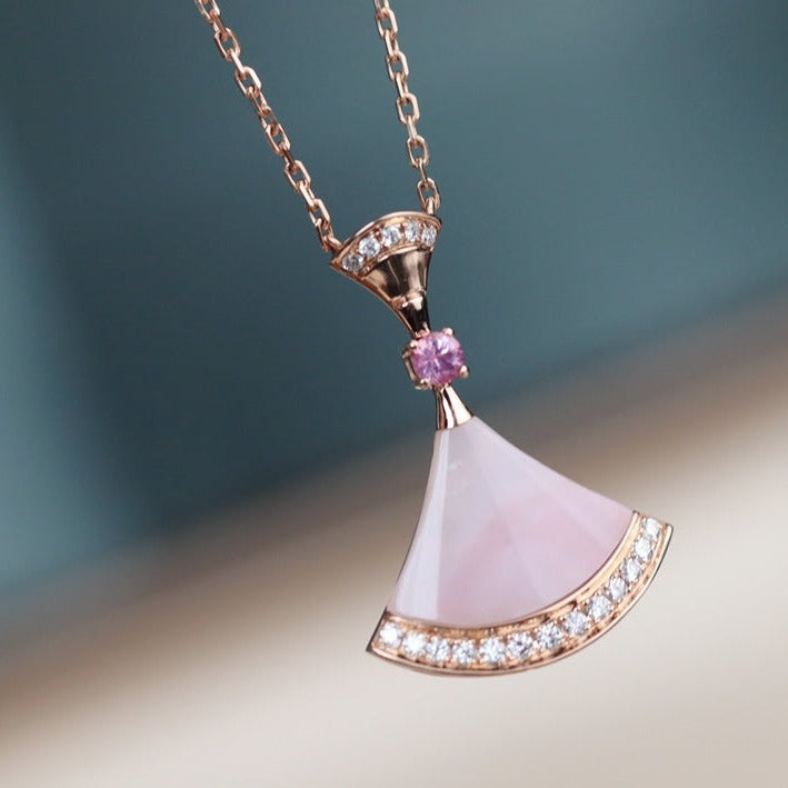 [Windsor Jewelry]DREAM NECKLACE PINK MOP DIAMOND