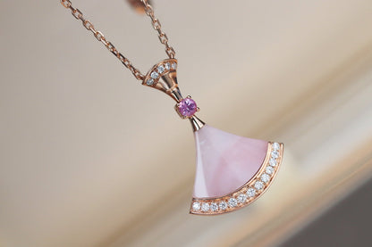 [Windsor Jewelry]DREAM NECKLACE PINK MOP DIAMOND