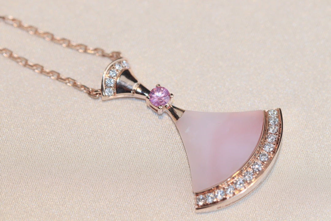 [Windsor Jewelry]DREAM NECKLACE PINK MOP DIAMOND