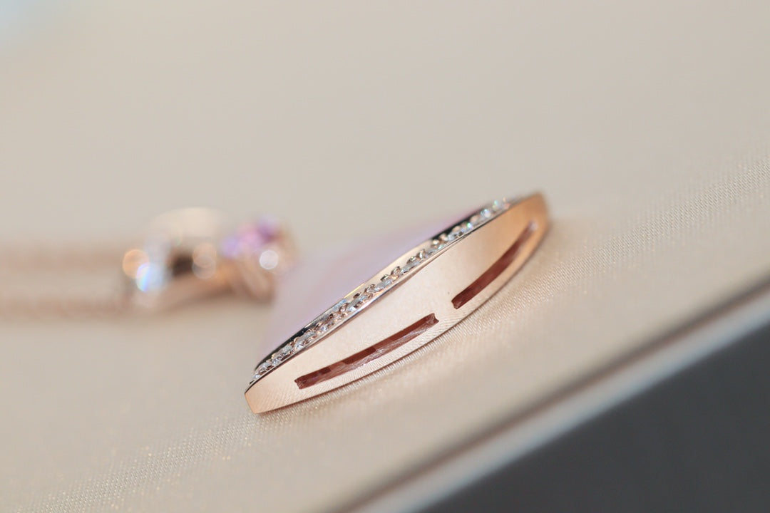 [Windsor Jewelry]DREAM NECKLACE PINK MOP DIAMOND