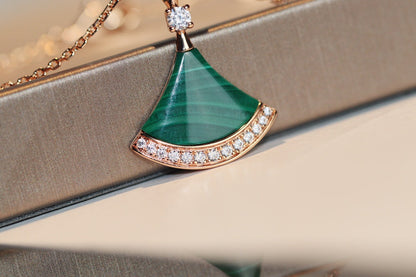 [Windsor Jewelry]DREAM NECKLACE MALACHITE DIAMOND