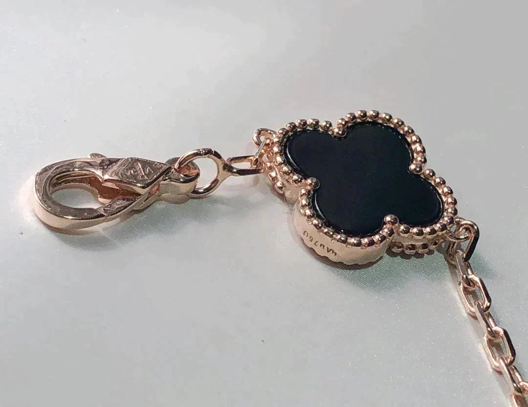 [Windsor Jewelry]CLOVER 5 MOTIFS MULTICOLOR  BRACELET
