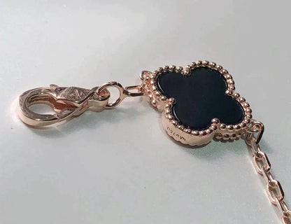 [Windsor Jewelry]CLOVER 5 MOTIFS MULTICOLOR  BRACELET