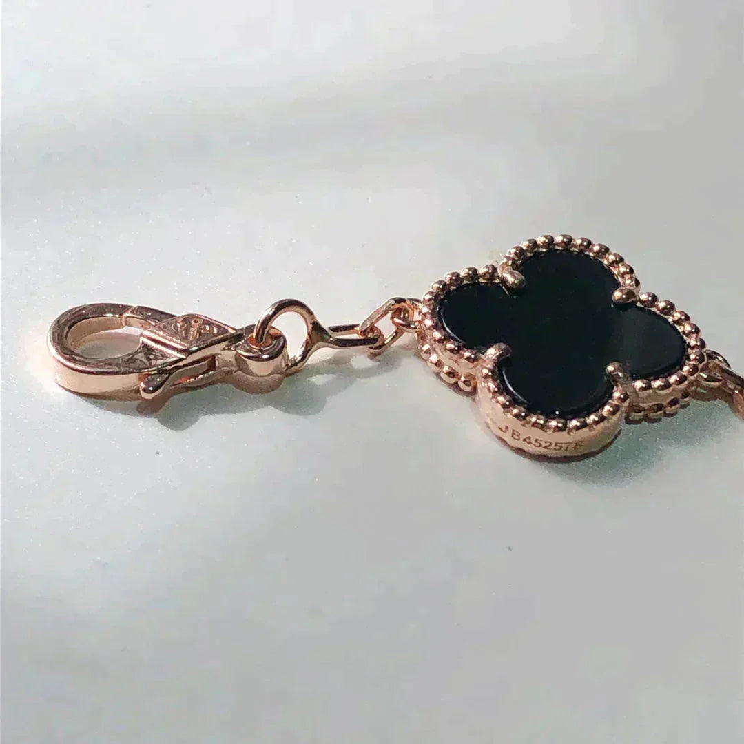[Windsor Jewelry]CLOVER 5 MOTIFS MULTICOLOR  BRACELET