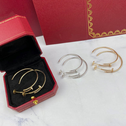 [Windsor Jewelry]JUSTE EARRINGS FULL DIAMONDS 1.8MM