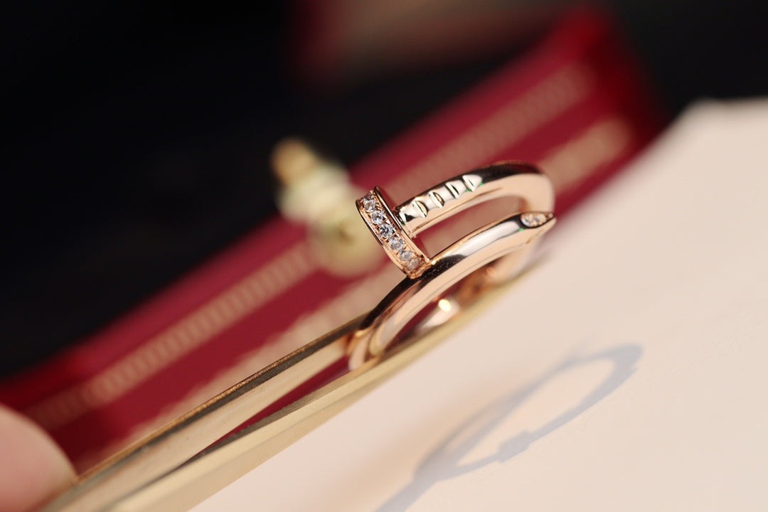 [Windsor Jewelry]JUSTE RING 2.65MM PINK GOLD DIAMOND