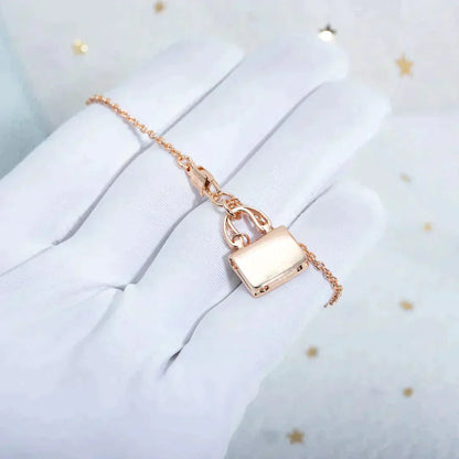 [Windsor Jewelry]AMULETTE PEDANT ROSE GOLD NECKLACE