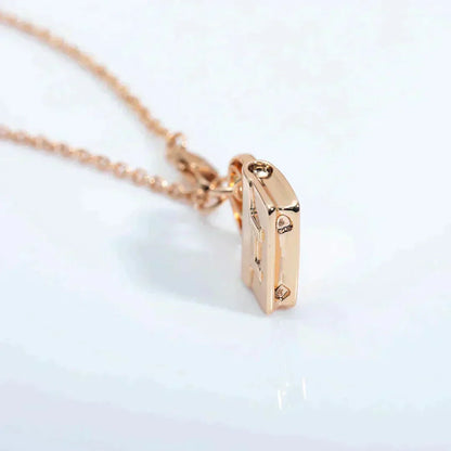 [Windsor Jewelry]AMULETTE PEDANT ROSE GOLD NECKLACE