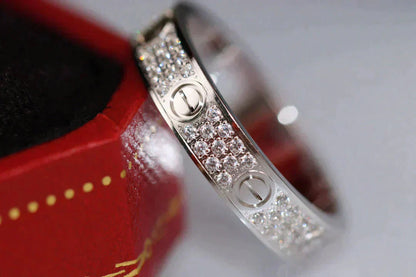 [Windsor Jewelry]LOVE RING 3.6MM DIAMOND PAVED
