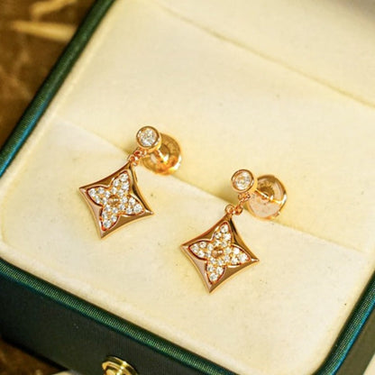 [Windsor Jewelry]STAR DIAMONDS EARRINGS GOLD