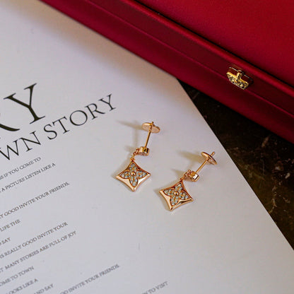 [Windsor Jewelry]STAR DIAMONDS EARRINGS GOLD