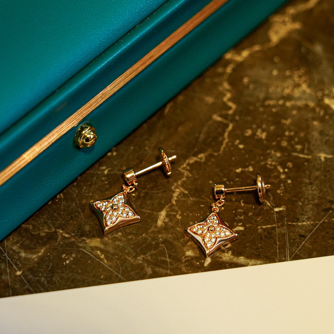 [Windsor Jewelry]STAR DIAMONDS EARRINGS GOLD