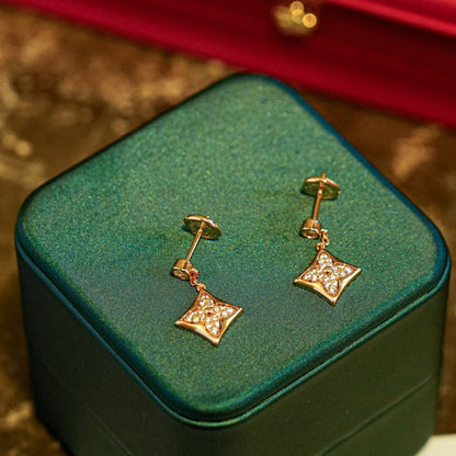 [Windsor Jewelry]STAR DIAMONDS EARRINGS GOLD