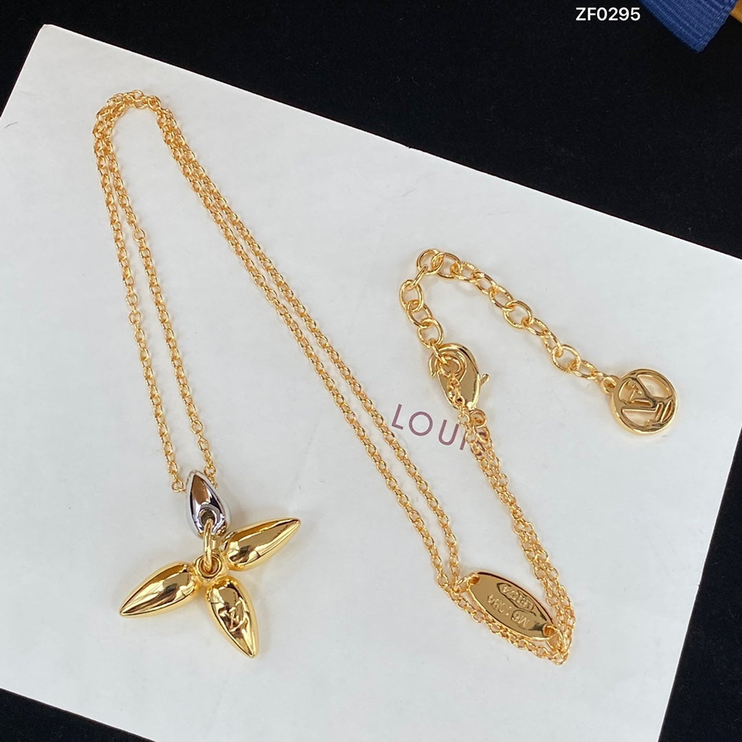 [Windsor Jewelry]LOUISETTE PEDANT GOLD NECKLACE