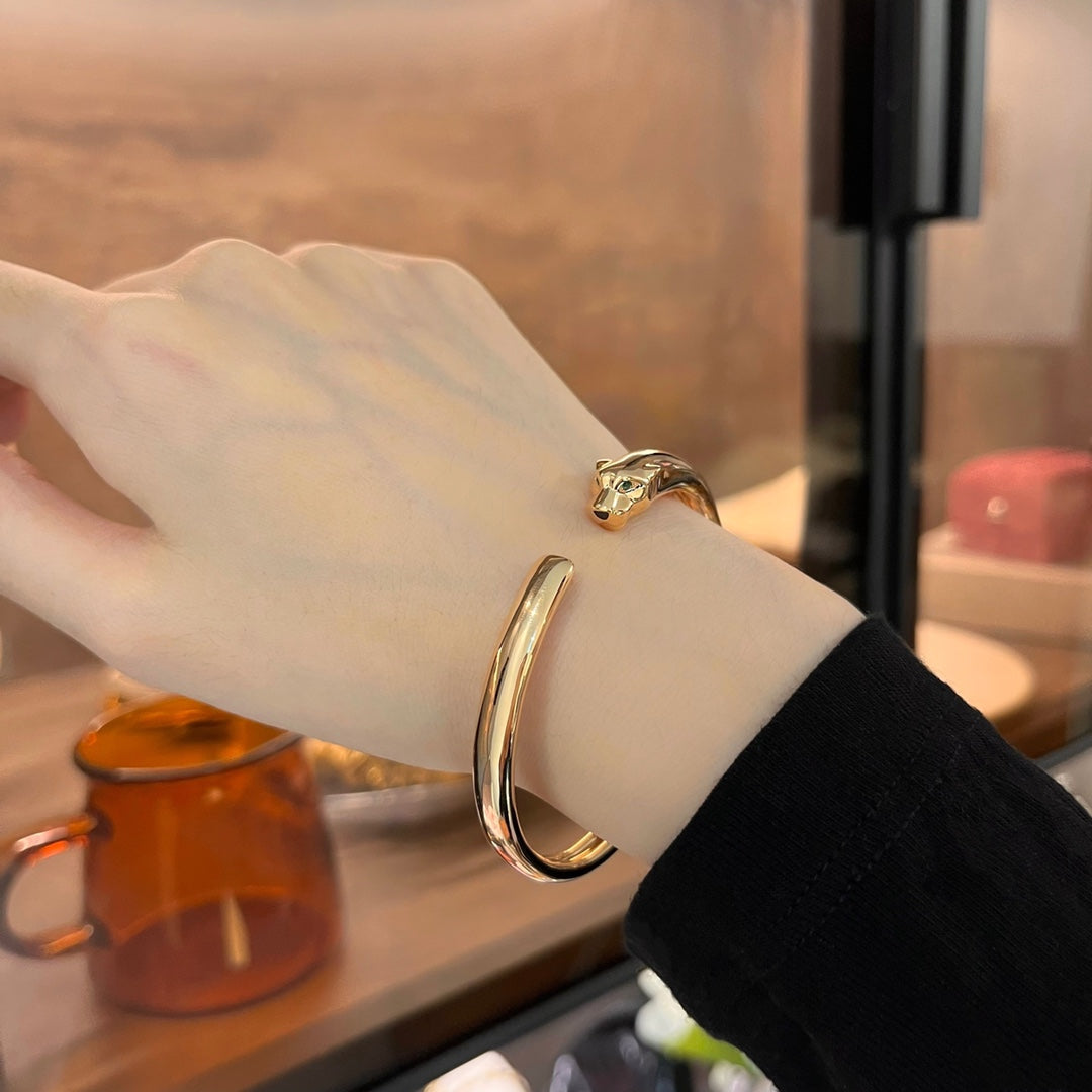 [Windsor Jewelry]PANTHERE GOLD OPEN BRACELET