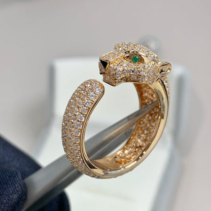 [Windsor Jewelry]PANTHERE PINK GOLD DIAMOND RING