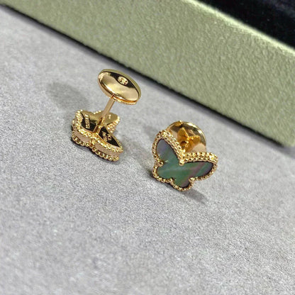 [Windsor Jewelry]BUTTERFLY DARK MOP  EARRINGS