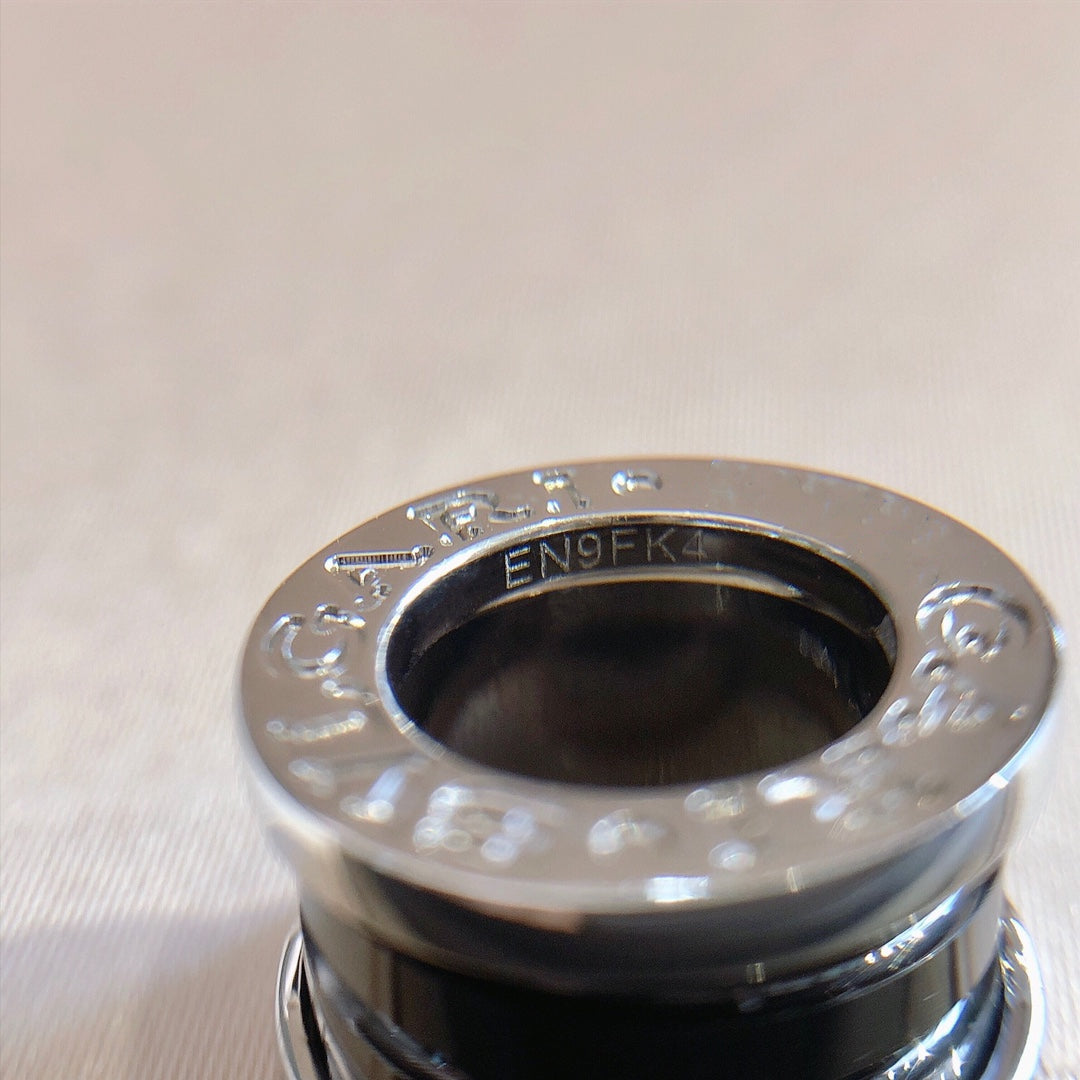 [Windsor Jewelry]ZERO 1 BLACK CERAMIC SILVER NECKLACE