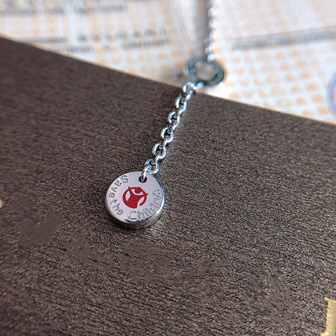 [Windsor Jewelry]ZERO 1 BLACK CERAMIC SILVER NECKLACE