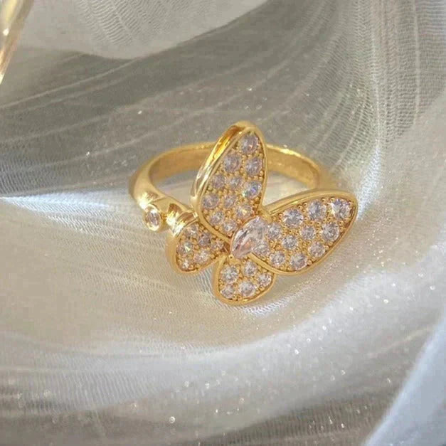 [Windsor Jewelry]BUTTERFLY DIAMOND RING