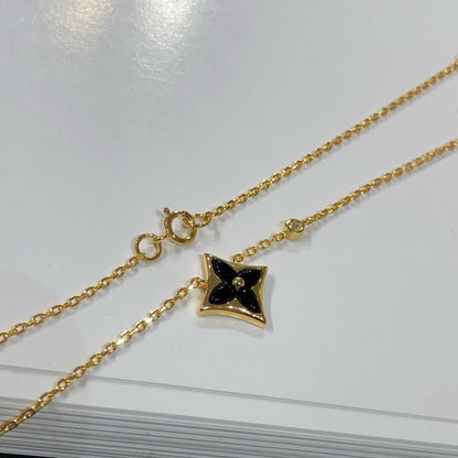 [Windsor Jewelry]STAR BLACK MOP NECKLACE