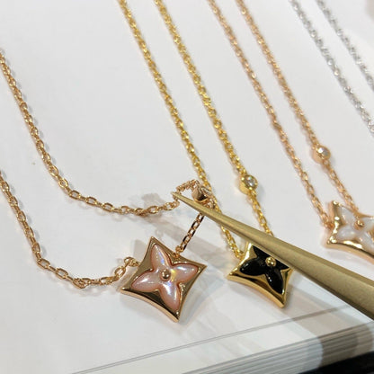 [Windsor Jewelry]STAR BLACK MOP NECKLACE