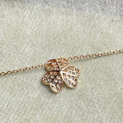 [Windsor Jewelry]FLOWER DIAMOND NECKLACE