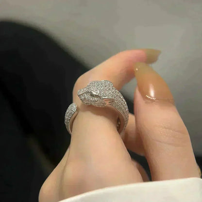 [Windsor Jewelry]PANTHERE 5.5MM ALL DIAMOND RING