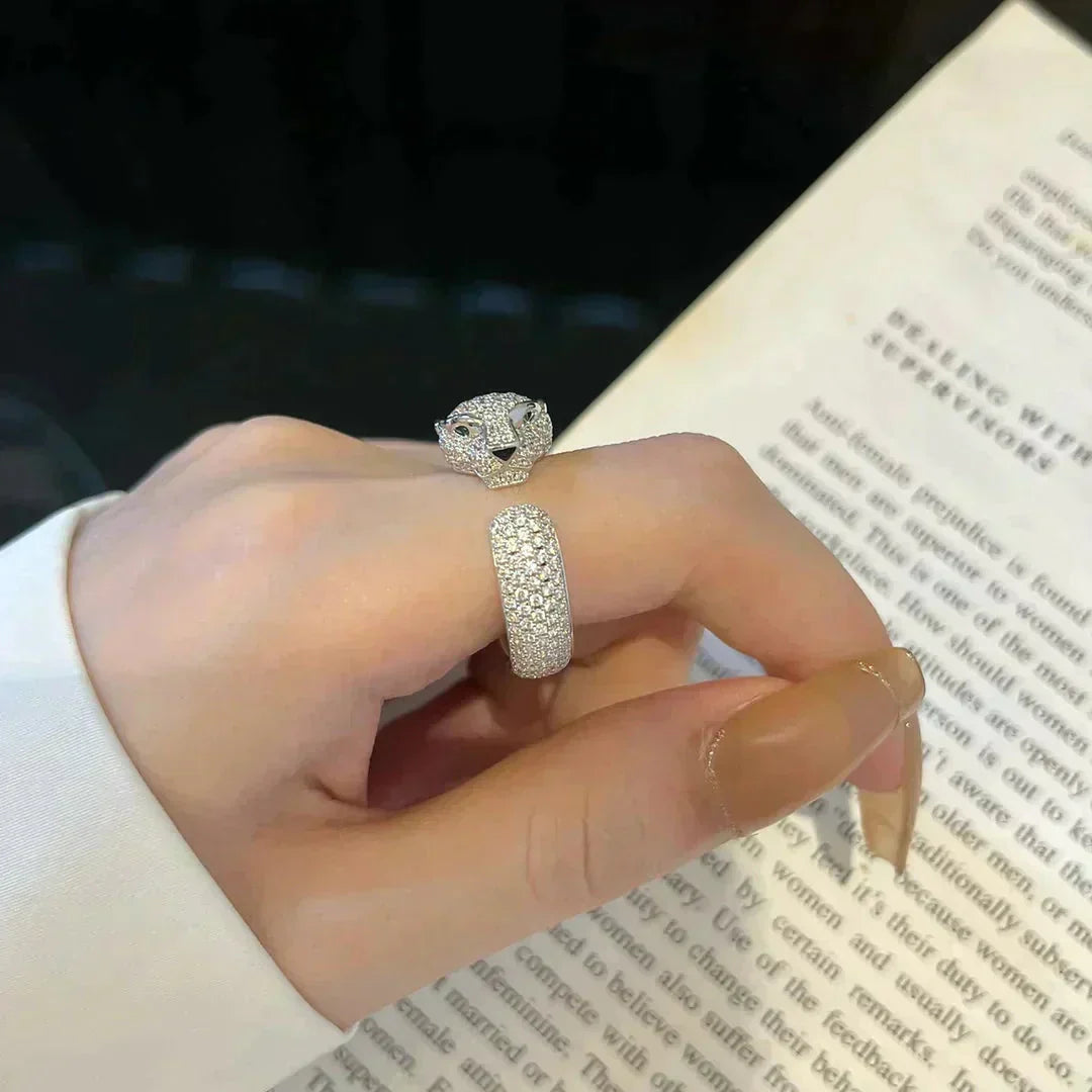 [Windsor Jewelry]PANTHERE 5.5MM ALL DIAMOND RING