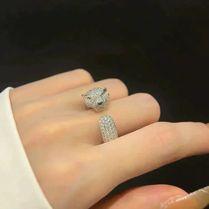 [Windsor Jewelry]PANTHERE 5.5MM ALL DIAMOND RING