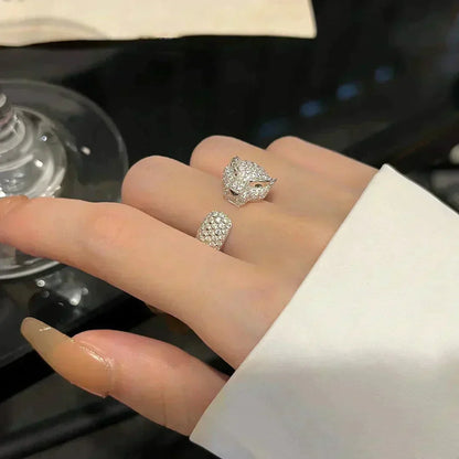 [Windsor Jewelry]PANTHERE 5.5MM ALL DIAMOND RING