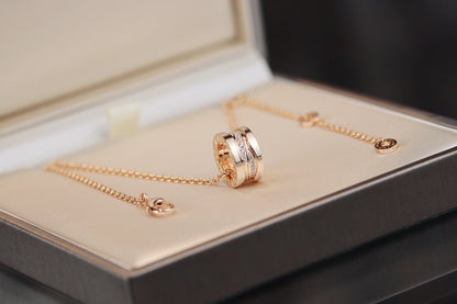 [Windsor Jewelry]ZERO 1 PINK GOLD DIAMOND NECKLACE