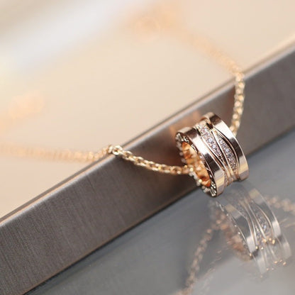[Windsor Jewelry]ZERO 1 PINK GOLD DIAMOND NECKLACE