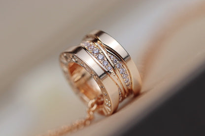 [Windsor Jewelry]ZERO 1 PINK GOLD DIAMOND NECKLACE