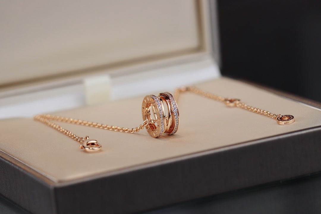 [Windsor Jewelry]ZERO 1 PINK GOLD NECKLACE
