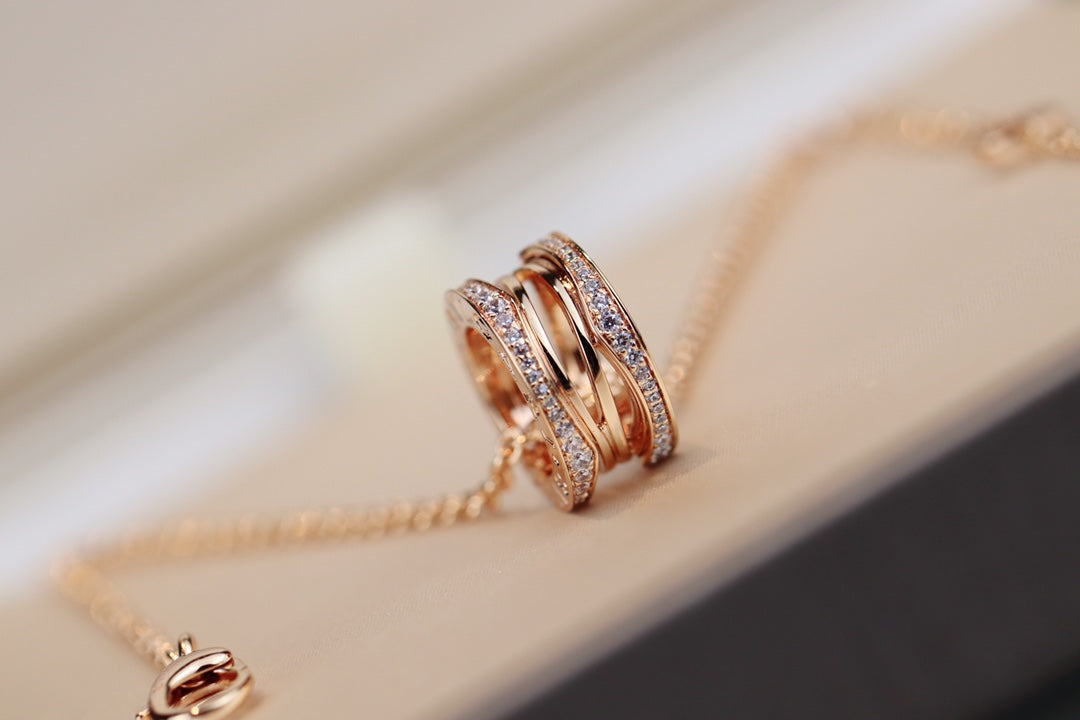 [Windsor Jewelry]ZERO 1 PINK GOLD NECKLACE